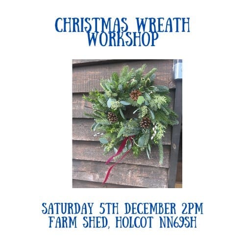 Christmas Wreath workshop - Saturday 5th December 2PM