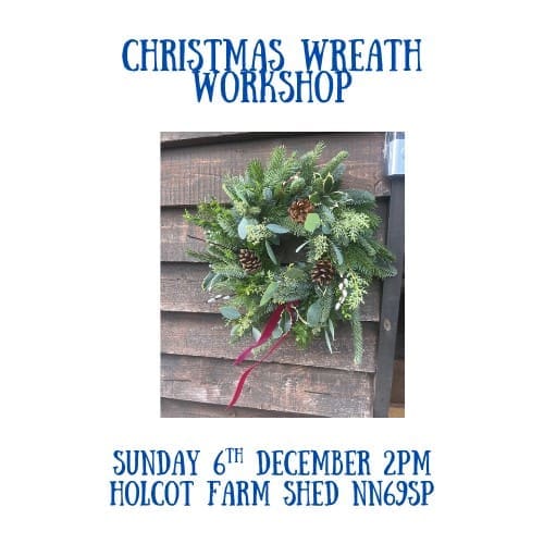 Christmas Wreath workshop - Sunday 6th December 2pm